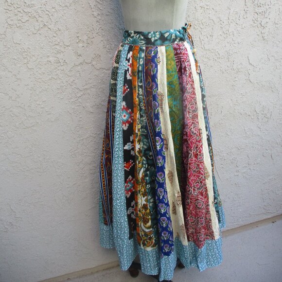 JADED GYPSY ~ AROUND THE WORLD SKIRT ~ FREE SIZE ~ ADJUSTABLE ~ XS to X… - Picture 4 of 15